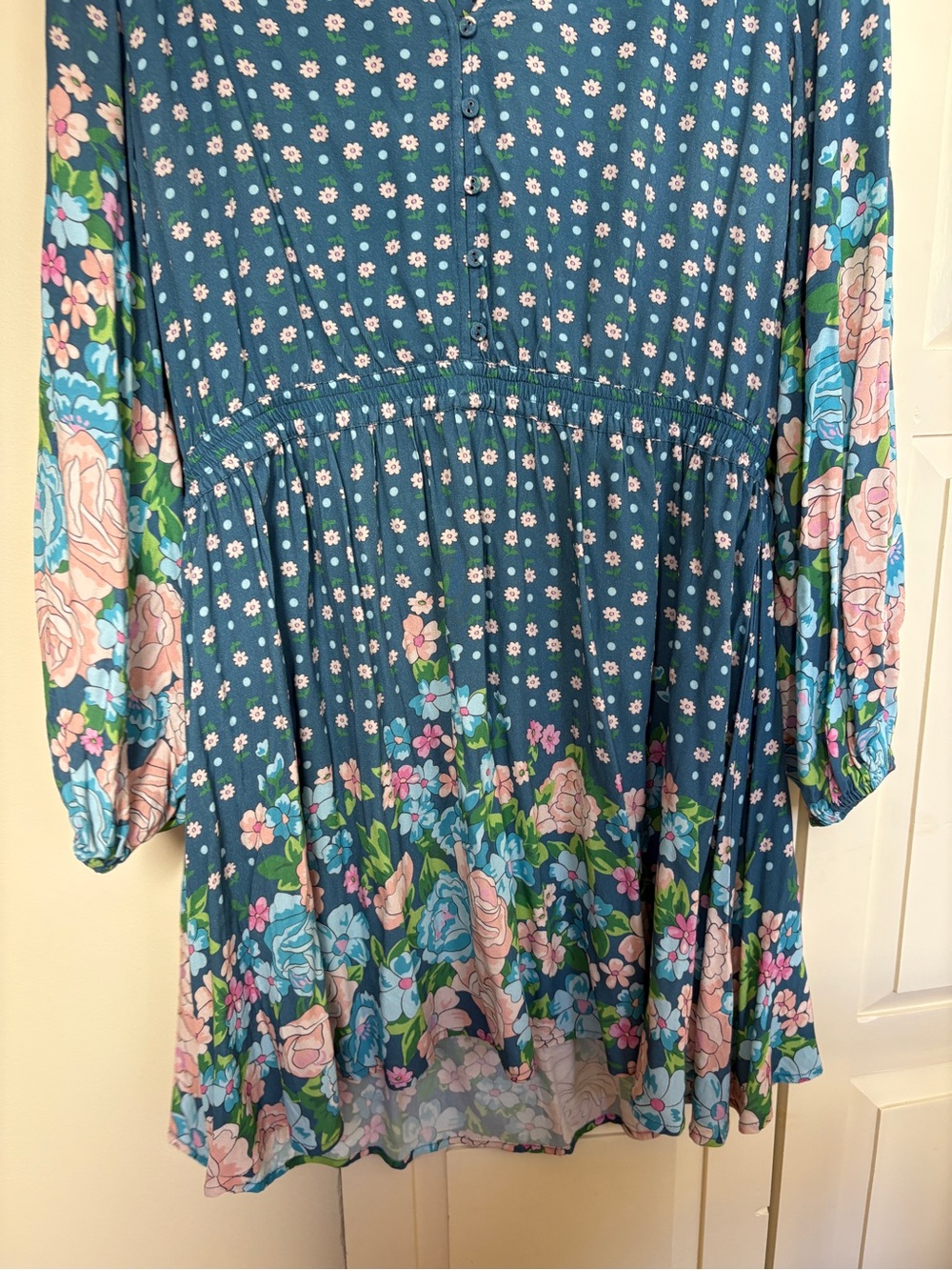 Spell yellow rose play dress mini dress XXL plus size boho - Picture 5 of 7
